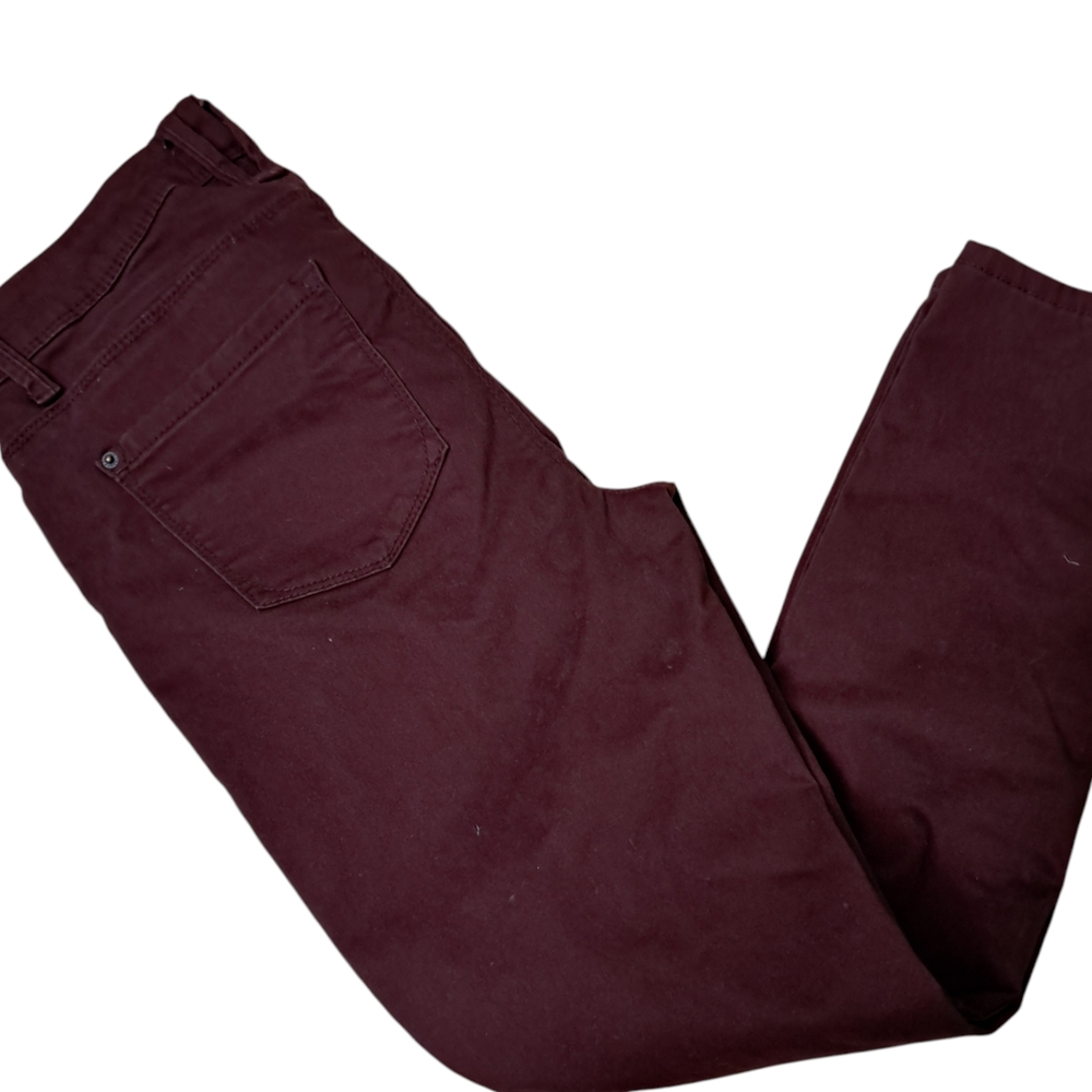 Women's Burgundy Track Pants